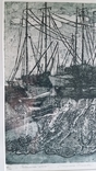 Кецало З. Рибальські сіти, 1975, змішана техніка, 35,5х41см5, фото №4