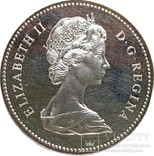 Канада 1 доллар,1973,100 лет конной полиции,С36, фото №2