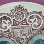 Памятная тарелка русский император Николай II и Александра Фёдоровна, фото №5