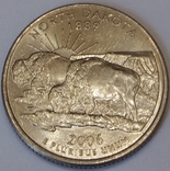 США ¼ долара, 2006 Квотер штату Північна Дакота, фото №2