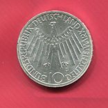 ФРГ 10 марок 1972 aUNC Мюнхен, фото №3