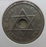 1 пенни 1936 Западная Африка, фото №2