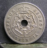 Британская Южная Родезия пенни 1939  № 605, фото №3