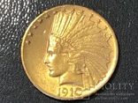 10 долларов сша 1910 г. Золото, фото №3