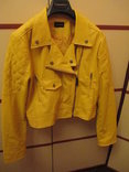 Косуха Motivi p.S.  ярко желтая куртка. оригинал с бирками., фото №3
