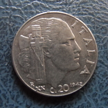 20 чентезим  1942   Италия  ($2.5.7)~, фото №2