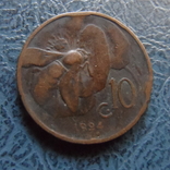 10  чентезим  1924   Италия  ($2.5.18)~, фото №2