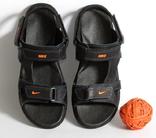 0333 Сандалии для мальчиков и подростков Nike из натуральной кожи. Черные 39 р. - 25 см, фото №2
