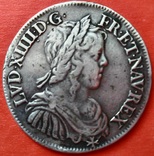 1/2 ЭКЮ (demi-écu ), 1648г, Франция, Людовик XIV, фото №10