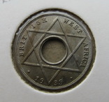 1/10 пенни Западная Африка 1936, фото №2