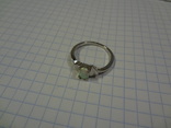 Перстень с камушком, 2,3 г, фото №2