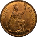 Великобритания. 1 пенни 1937 г. AU-UNC. Георг VI, фото №2