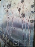 Картина Саврасова "Грачи прилетели". Старая копия. 73x90 см., фото №11