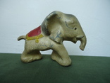 Старая резиновая игрушка, пищалка ,, Слон ,,, фото №2