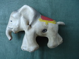 Старая резиновая игрушка, пищалка ,, Слон ,,, фото №13