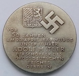 Германия. Третий Рейх. 50 лет Адольфу Гитлеру. (копия), фото №3