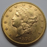 20 долларов 1894 г. США, фото №4