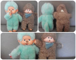 Семейство Мончичи 12шт обезьянки Sekiguchi Monchhichi винтаж, фото №4