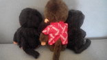 Семейство Мончичи 12шт обезьянки Sekiguchi Monchhichi винтаж, фото №8