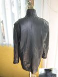 Фирменная женская кожаная куртка EURO MODE. Германия. Лот 485, фото №4