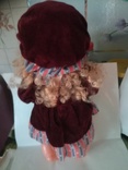 Милая куколка в бордовом платьюшке, фото №3