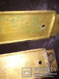Подсвечники настенные бра необычные бронза латунь номера, фото №8