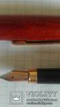 Перьевая ручка с пером Iridium Point Germany и футляром из красного дерева, фото №5