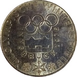 Австрия 100 шиллингов, 1976  Олимпийские Игры, Инсбрук-серебро,С142, фото №3