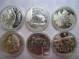 Монеты Украины серебро 20 штук одним лотом, фото №6