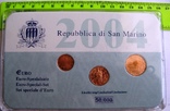 Сан Марино, 1 цент+2 цента+5 центов 2004 в пластике, фото №2