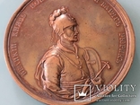 Медаль настольная 1861 Новгородский Великий Князь Рюрик. Скульптор И.Б.Гаасс, фото №3