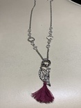 Ожерелье с красным кулончиком с Италии, фото №2