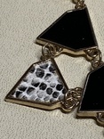 Ожерелье со вставкой змеинной кожи от Итальянской компании ROAM, фото №5