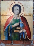 Икона Пантелеймон размером 48 на 41 см., фото №2