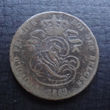 2 цента  1863   Бельгия   ($4.2.4) ~, фото №3