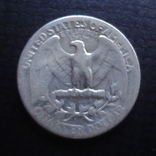 25  центов  1945  США  серебро   ($4.2.25) ~, фото №3