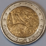 Італія 2 євро, 2005 1-ша річниця - Підписання європейської Конституції, фото №2