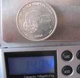Португалия 5 евро 2004 "Исторический цент г. Эвора", фото №5