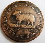 Австралия, провинция New South Wales, 1 пенни 1852-1868 "Peaceamp;Plenty", фото №3