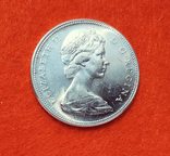 Канада 1 доллар 1967 серебро аАНЦ, фото №3