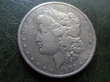 1  доллар 1878  США  серебро    ($1.3.2) ~, фото №2