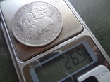 1  доллар 1878  США  серебро    ($1.3.2) ~, фото №6