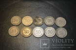 50 пфеннигов 1949-1991 гг. 10 монет, фото №3