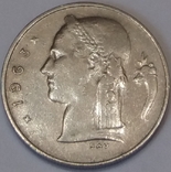 Бельгія 1 франк, 1963 BELGIE, фото №3