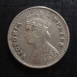 2 анны 1886  Индия  серебро  ($4.6.5)~, фото №2