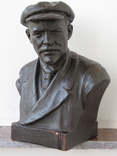 Бюст Ленина. Скульптура, Гжель., фото №2