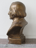 Гжельский бюст Гоголя Н.В. Скульптура, Гжель, фото №3
