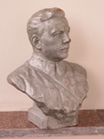 Советский бюст Ворошилова, Гжель. Скульптура, фото №6