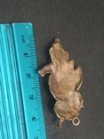 Сова красивая кулон брелок коллекционная миниатюра бронза, фото №6
