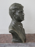 Бюст Сергея Есенина, силумин. СССР, фото №7